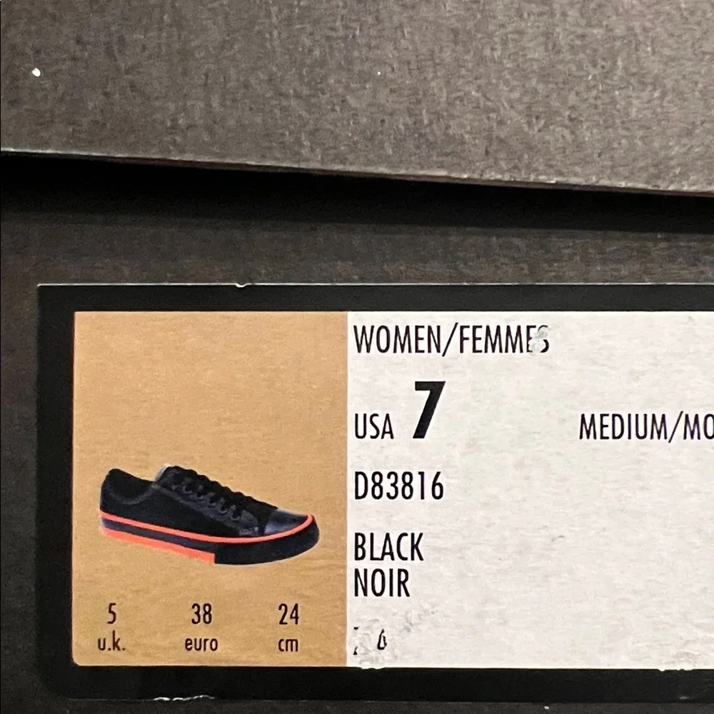 Harley-Davidson Women’s Black and Orange Sneakers - Picture 6 of 6